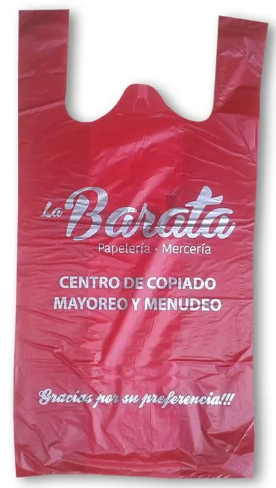 bolsas de plastico camiseta troquelada y rollo - Bolsa de Plastico