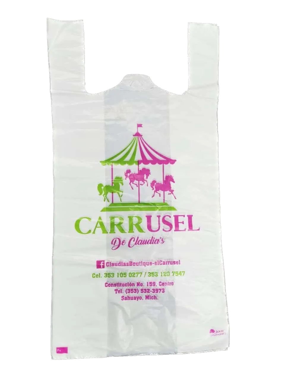 bolsas de plastico camiseta troquelada y rollo - Bolsa de Plastico