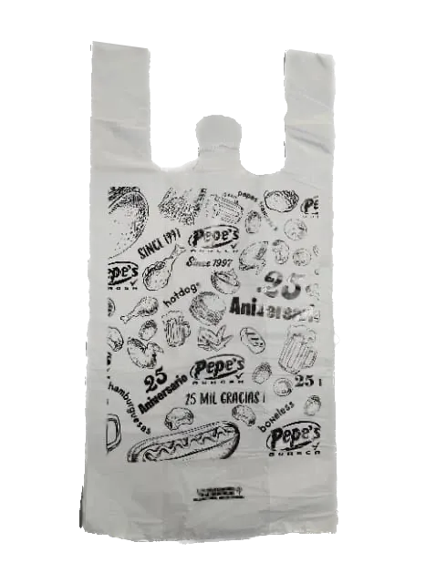 bolsas de plastico camiseta troquelada y rollo - Bolsa de Plastico
