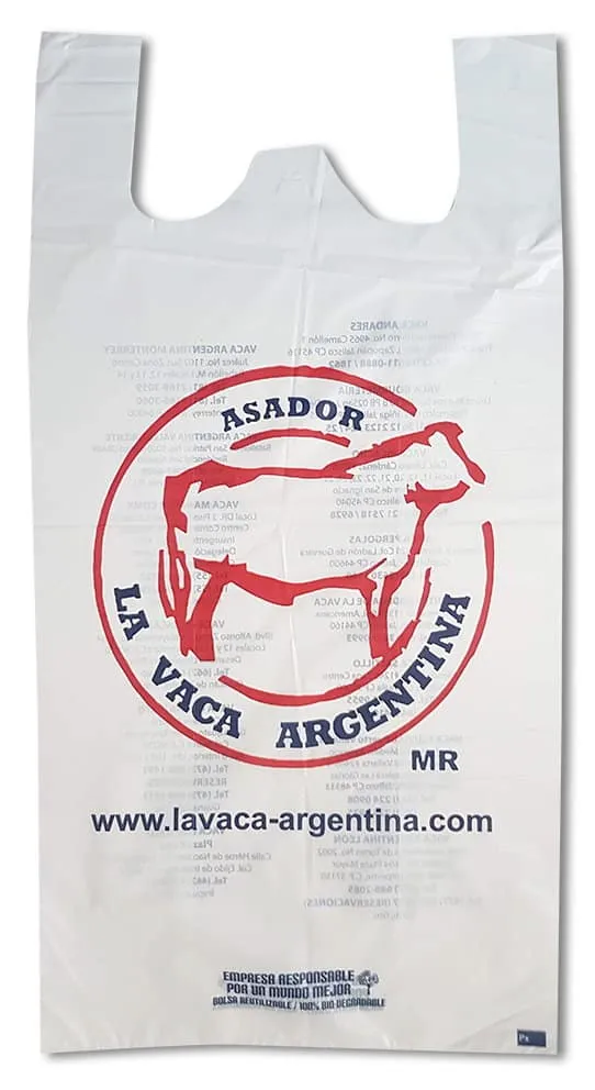 bolsas de plastico camiseta troquelada y rollo - Bolsa de Plastico