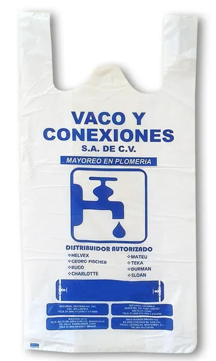 bolsas de plastico camiseta troquelada y rollo - Bolsa de Plastico