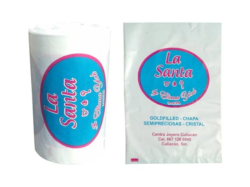 bolsas de plastico camiseta troquelada y rollo - Bolsa de Plastico